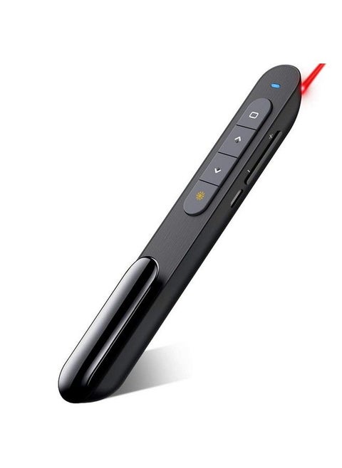 For Bluetooth Presentation Remote Powerpint Clicker Usb Rechargeable Rf 2.4 Ghz Dual Modes Wireless Presenter Presentation Clicker Slide Advancer For Mac Keynote Pc Ppt 11