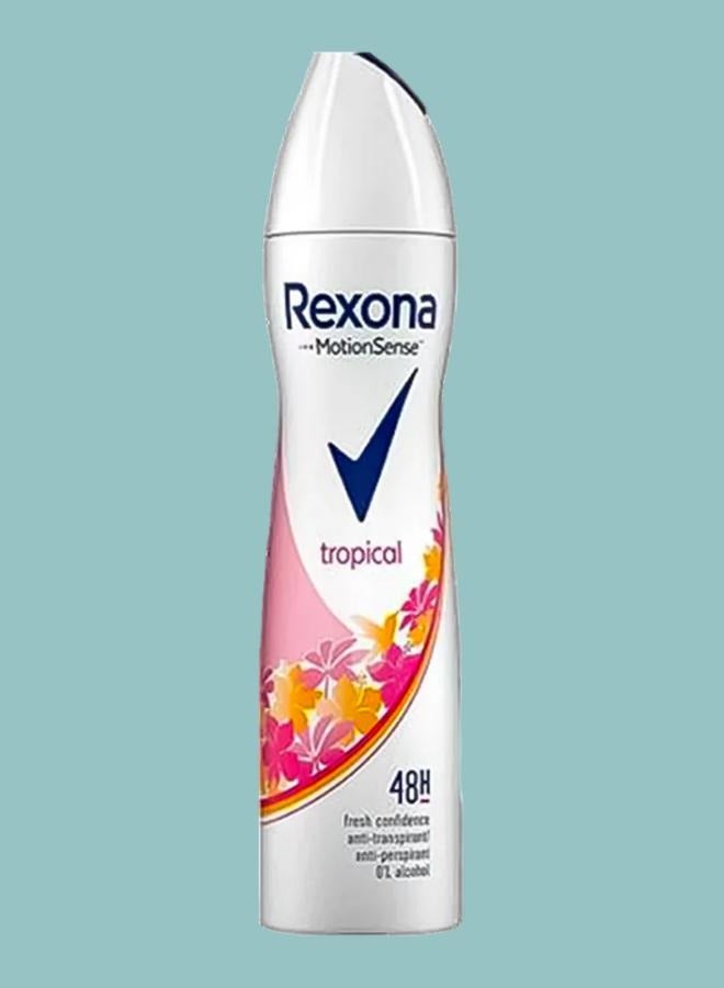 ريكسونا بخاخ الجسم موشن سينس تروبيكال المضاد للتعرق 200 مل
