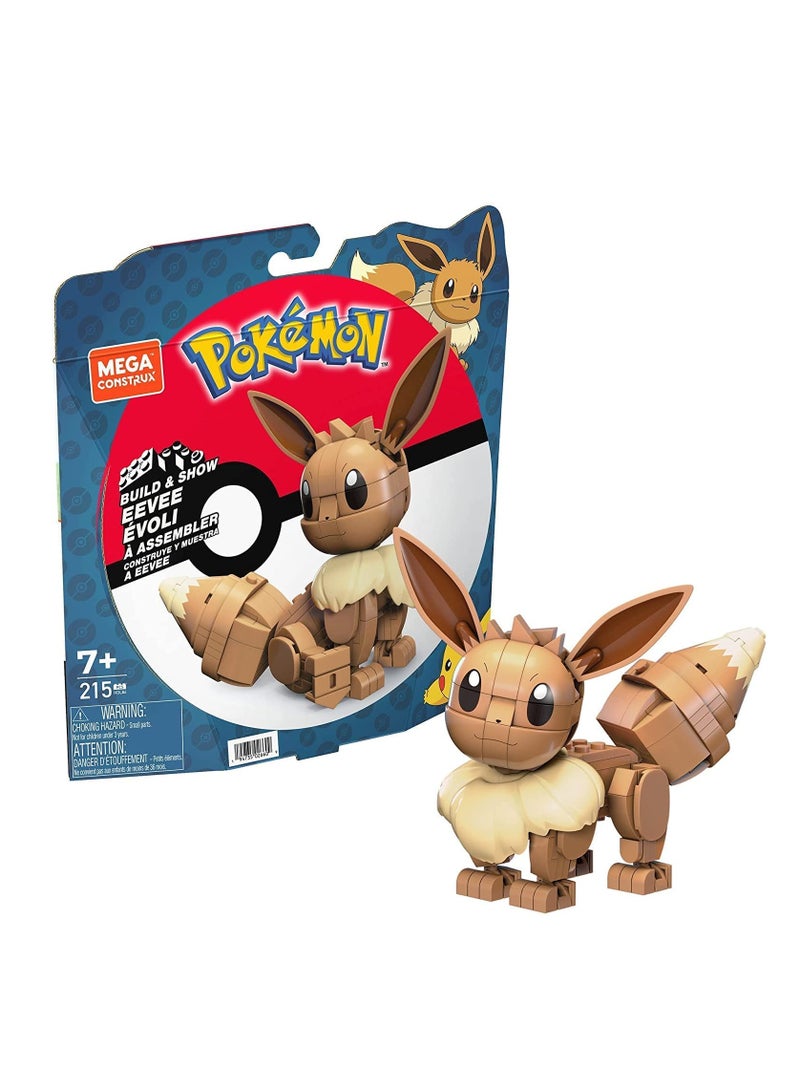 Pokemon Build & Show Eevee Building Set