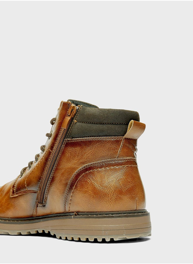 LBL by Shoexpress - Formal Lace Up Boot - Image 1