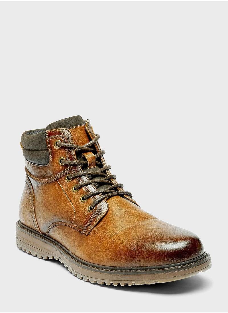 LBL by Shoexpress - Formal Lace Up Boot - Image 1