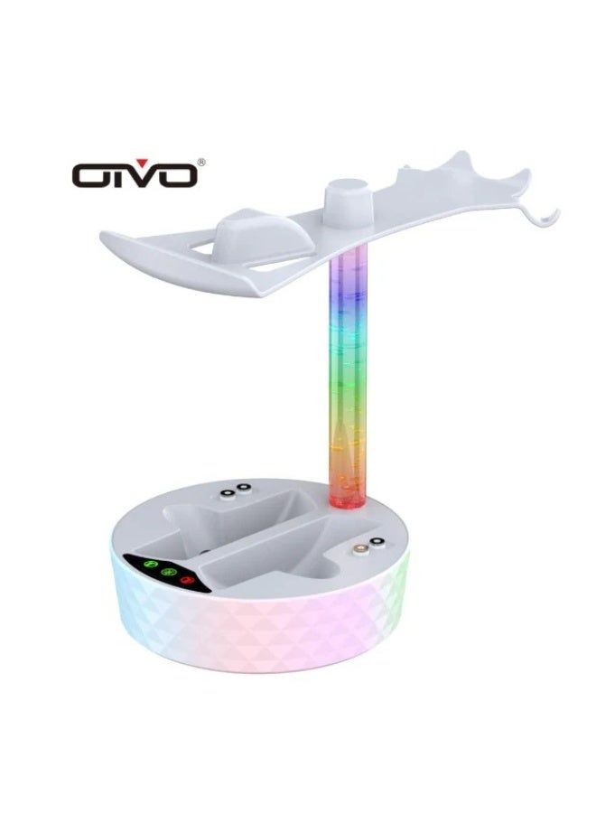 OIVO PS VR2 Charging Display Stand - White - Image 2