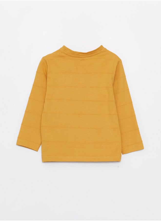 LC WAIKIKI - Crew Neck Long Sleeve Baby Boy T-Shirt - Image 1