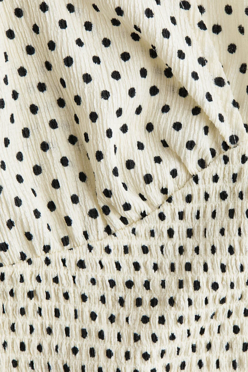 H&M  Textured jersey top for Women | Best Price UAE