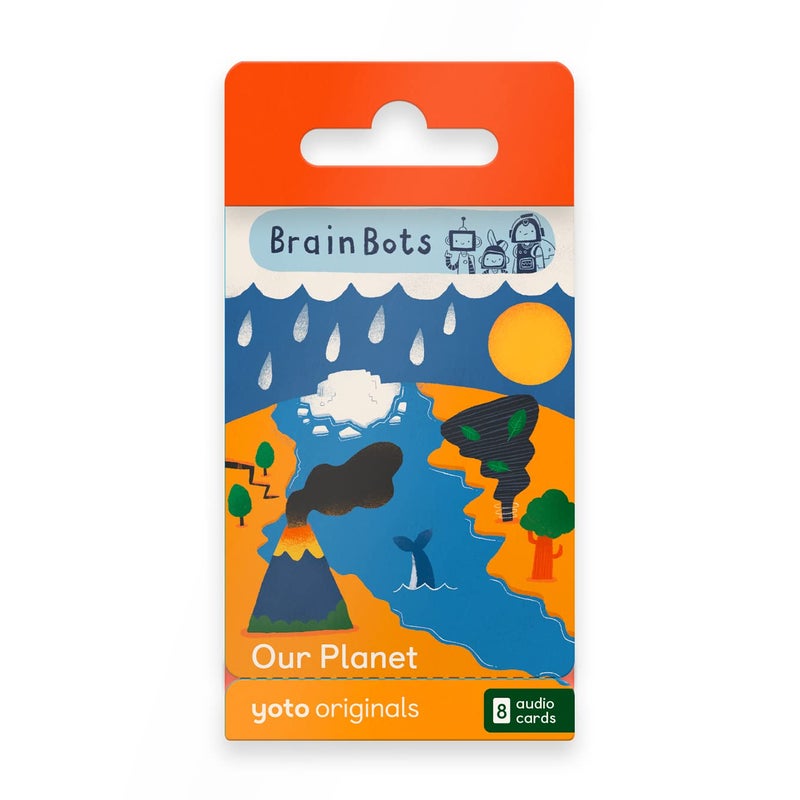Yoto BrainBots: Our Planet â€“ 8 Kids Audiobook Cards for Use with Player & Mini All-in-1 Audio Device, Educational Screen-Free Listening with Fun Stories for Learning & Interactive Quizzes, Ages 6+ - Image 1