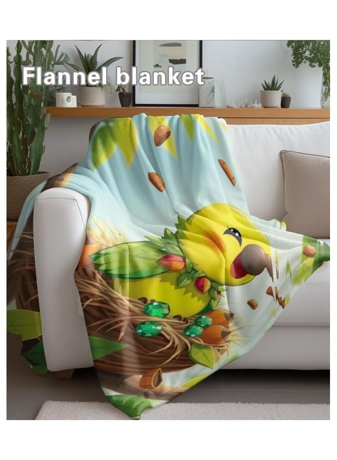 general Children's or student cartoon flannel thin blanket (warm and comfortable, suitable for sleep, games) 100cm*150cm - 149 - Image 5