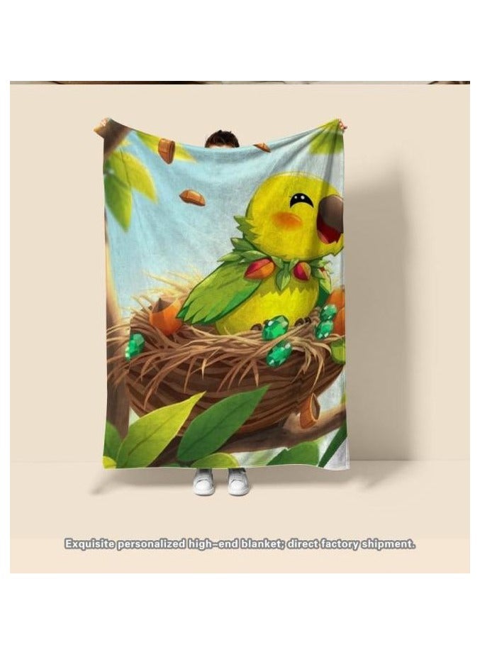 general Children's or student cartoon flannel thin blanket (warm and comfortable, suitable for sleep, games) 100cm*150cm - 149 - Image 3