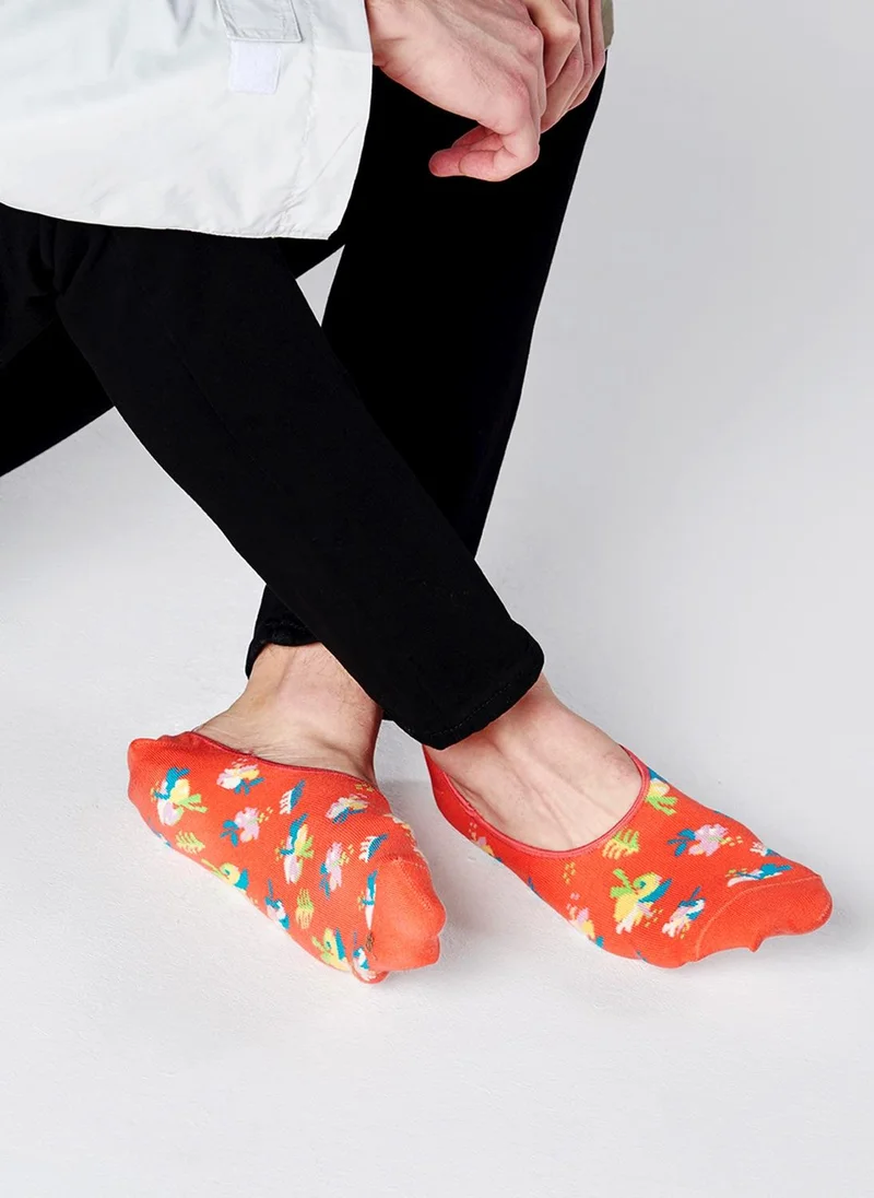 Happy Socks HIBISCUS LINER SOCK Orange