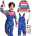qnprt Toddler Halloween Costume 2025 Scary Costumes for Family Kids Boys2 - Image 3