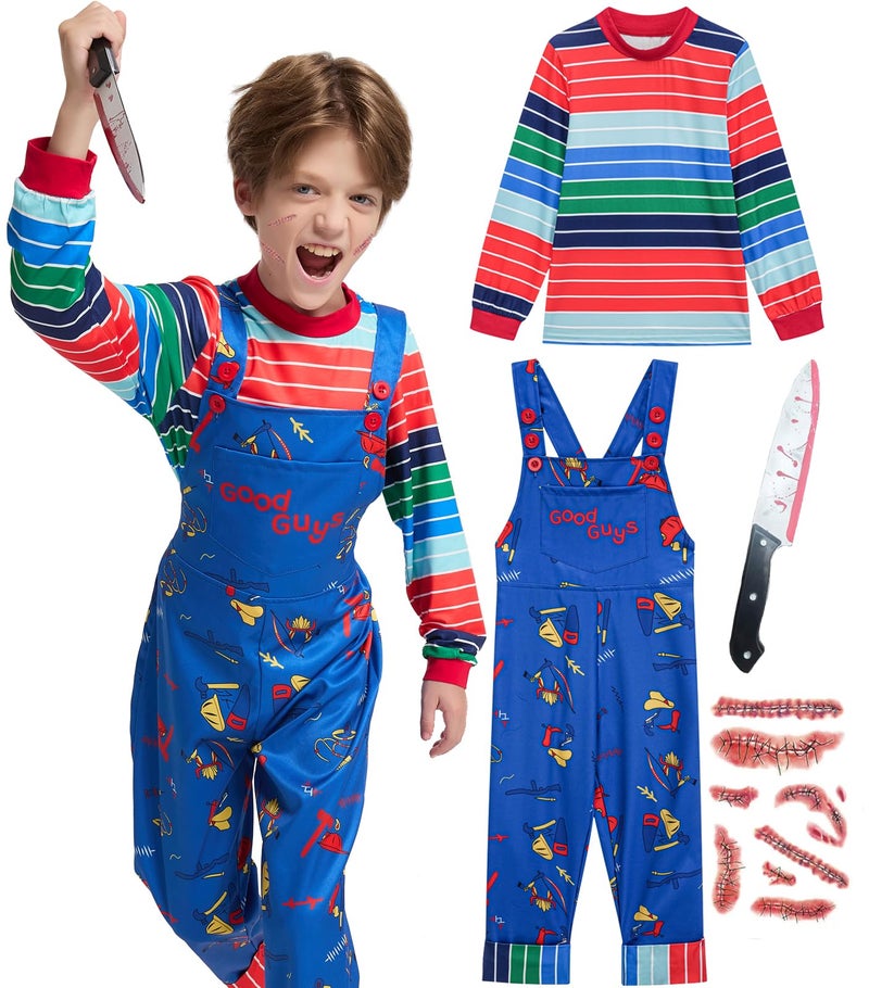 qnprt Toddler Halloween Costume 2025 Scary Costumes for Family Kids Boys2 - Image 2