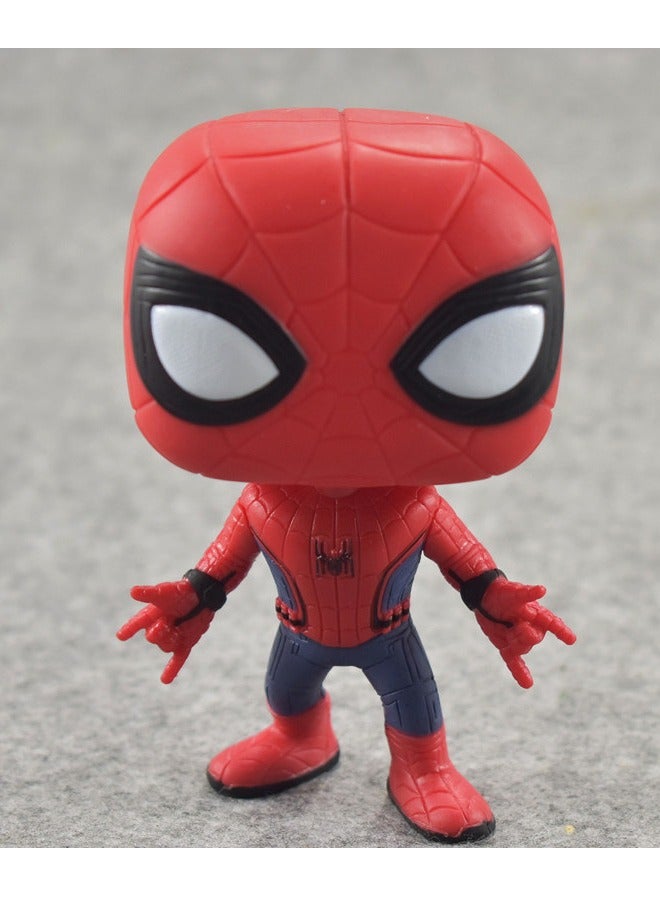 مارفل سبايدر-سبايدر-مان البدلة المتكاملة المجمعة فينيل FigureToys للأطفال والكبار، مثالية لمشجعي الأفلام، نموذج الشكل للجامعين - Image 1