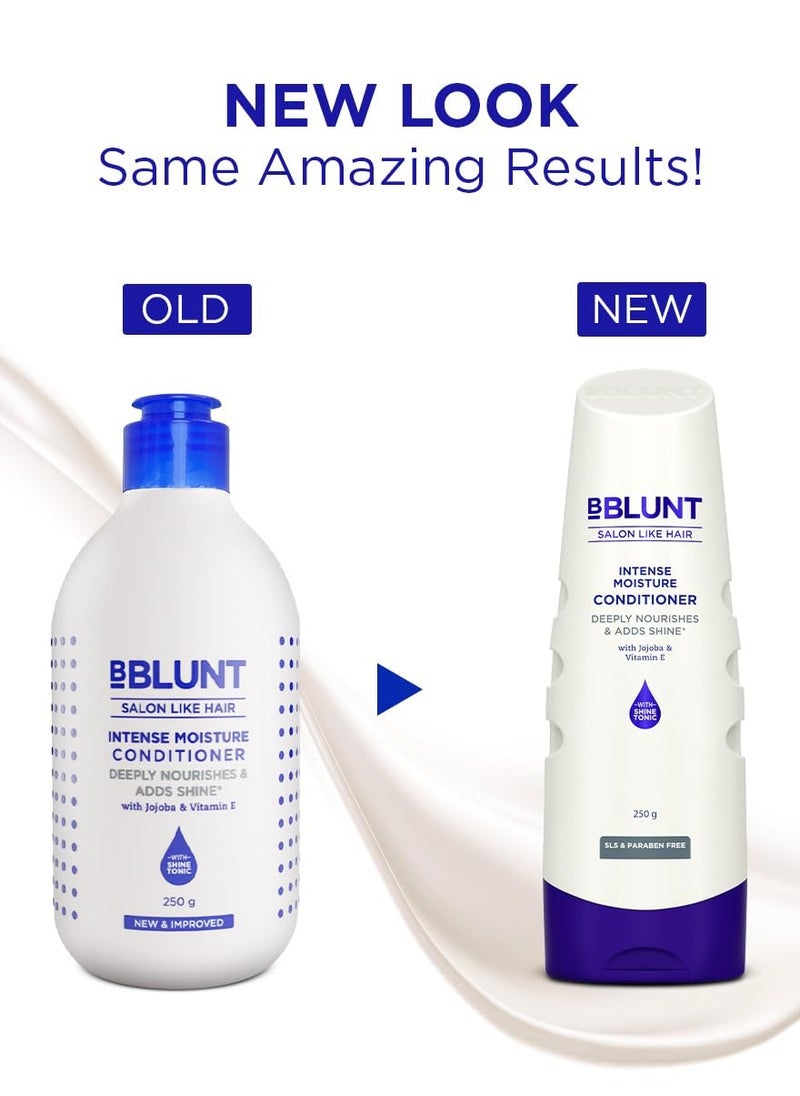 BBLUNT Intense Moisture Shampoo 300ML Conditioner 250G