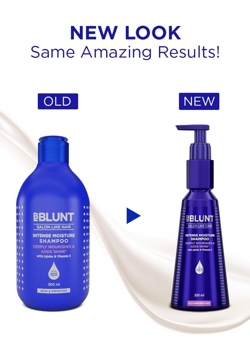 BBLUNT Intense Moisture Shampoo 300ML Conditioner 250G
