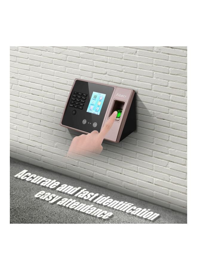 Aibecy Time Attendance Machine Black/Rose Gold  - Image 5