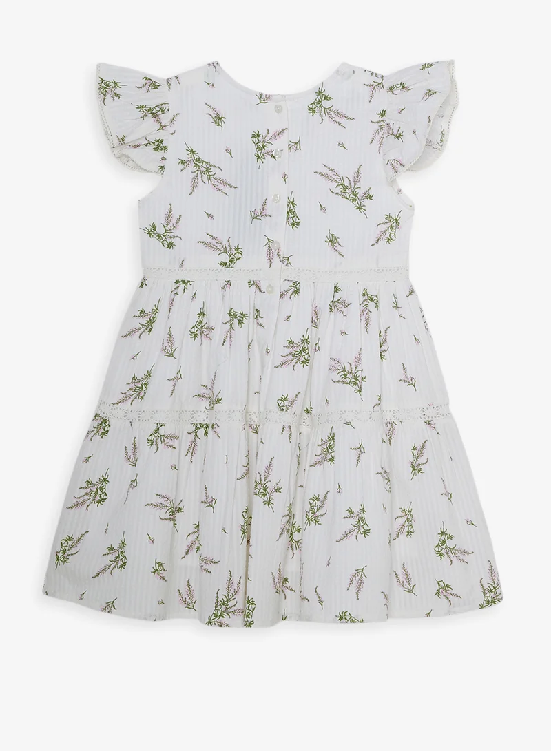 ريبلز مع نمشي Girls Printed Cotton Dress