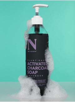 Dr. Natural Dr. Natural Activated Charcoal Liquid Soap - Anti Acne and Blemishes - Deep Cleansing Body Wash - Gentle Body Soap for Clear Skin - Lavender - 16 oz  - Image 2