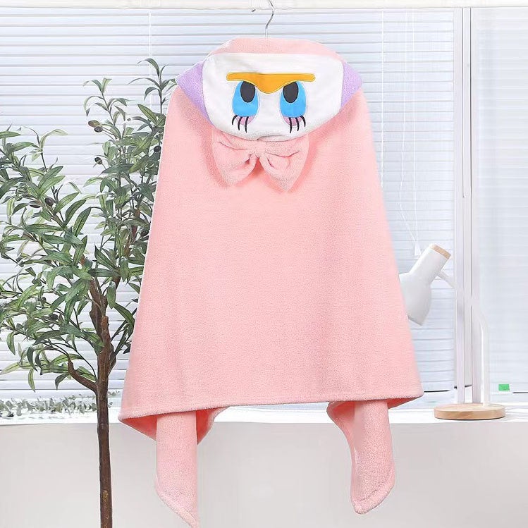 High-Quality Kids Cloak Lotus pollen Donald Duck 