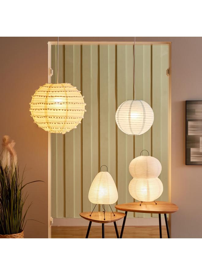 Phoenix Paper Solid Lampshade With Cord White 35 Cm - Image 5