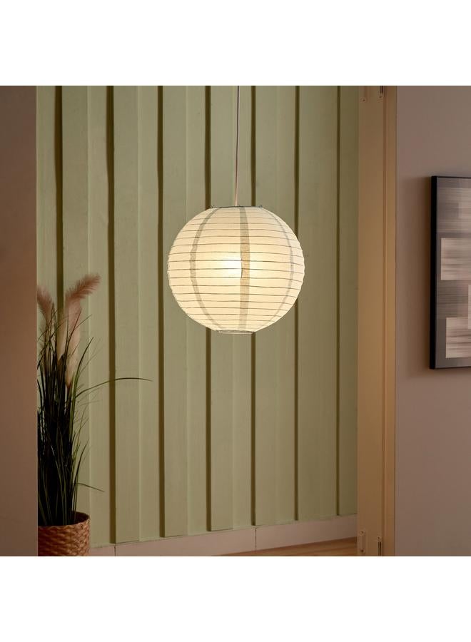 Phoenix Paper Solid Lampshade With Cord White 35 Cm - Image 2