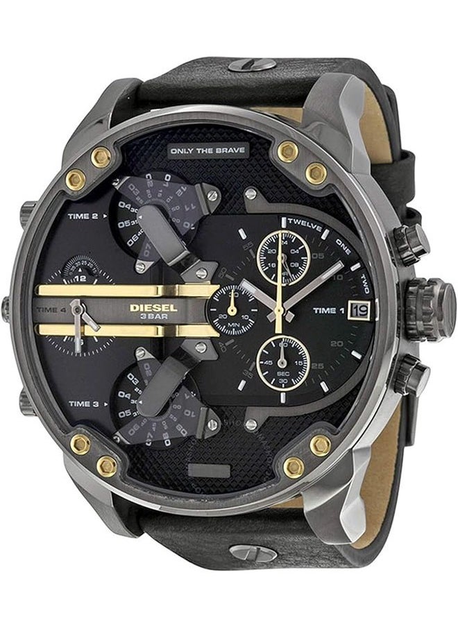 DIESEL Diesel men's imported waterproof leather wristwatch 2.0-DZ7348  - Image 1
