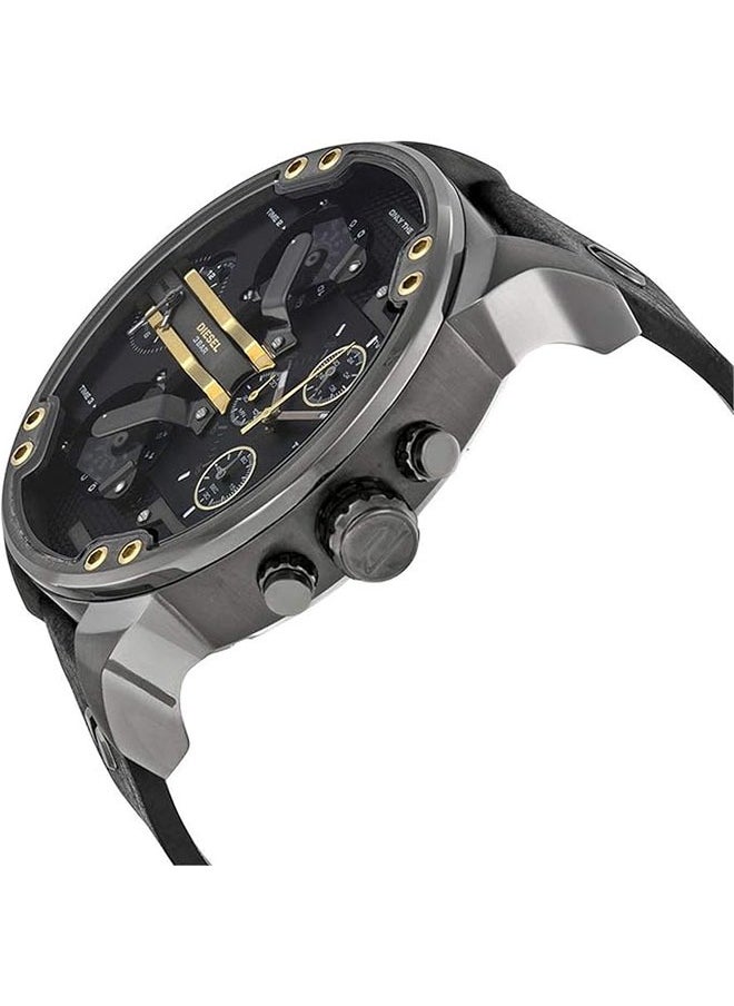 DIESEL Diesel men's imported waterproof leather wristwatch 2.0-DZ7348  - Image 4