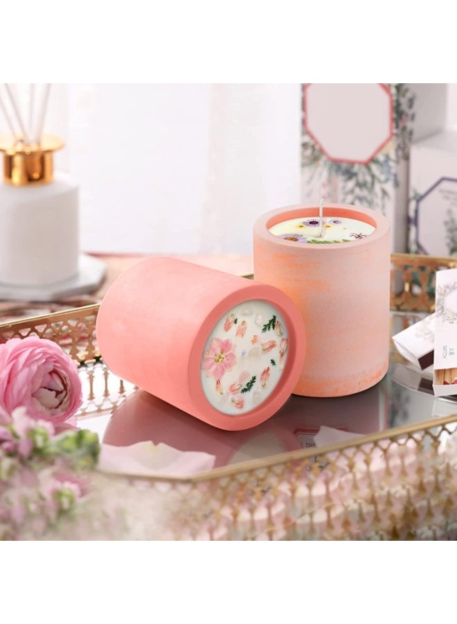 Candle Jar Molds, Silicone Concrete Molds, For Candle Holder With Lids, Resin Silicone Molds, Not Easier to Deform, Drop Proof, Warm Home Decor, for Candle Making Supplies - Image 5