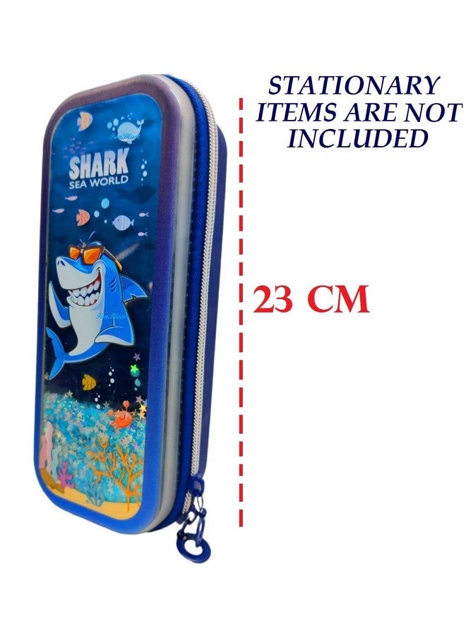 فنبلاست حقائب أقلام فن بلاست للأولاد - حقيبة متعددة الأغراض بسحاب للأولاد في المدارس، صندوق منظم للأدوات المكتبية، حقيبة أقلام أنيقة لأطفال المدارس، هدية إرجاع للأطفال - Image 4