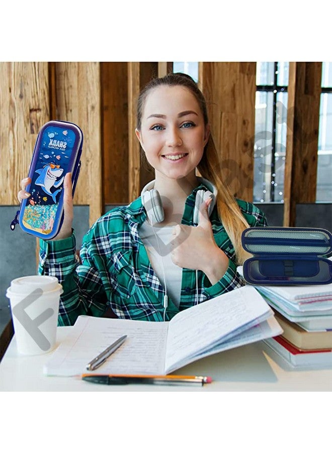 فنبلاست حقائب أقلام فن بلاست للأولاد - حقيبة متعددة الأغراض بسحاب للأولاد في المدارس، صندوق منظم للأدوات المكتبية، حقيبة أقلام أنيقة لأطفال المدارس، هدية إرجاع للأطفال - Image 5