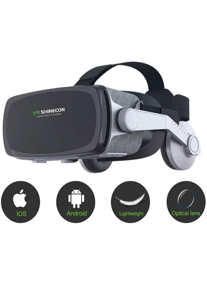 VR SHINECON VR Virtual Reality Goggles 3D Glasses VR Headset Box  - Image 1