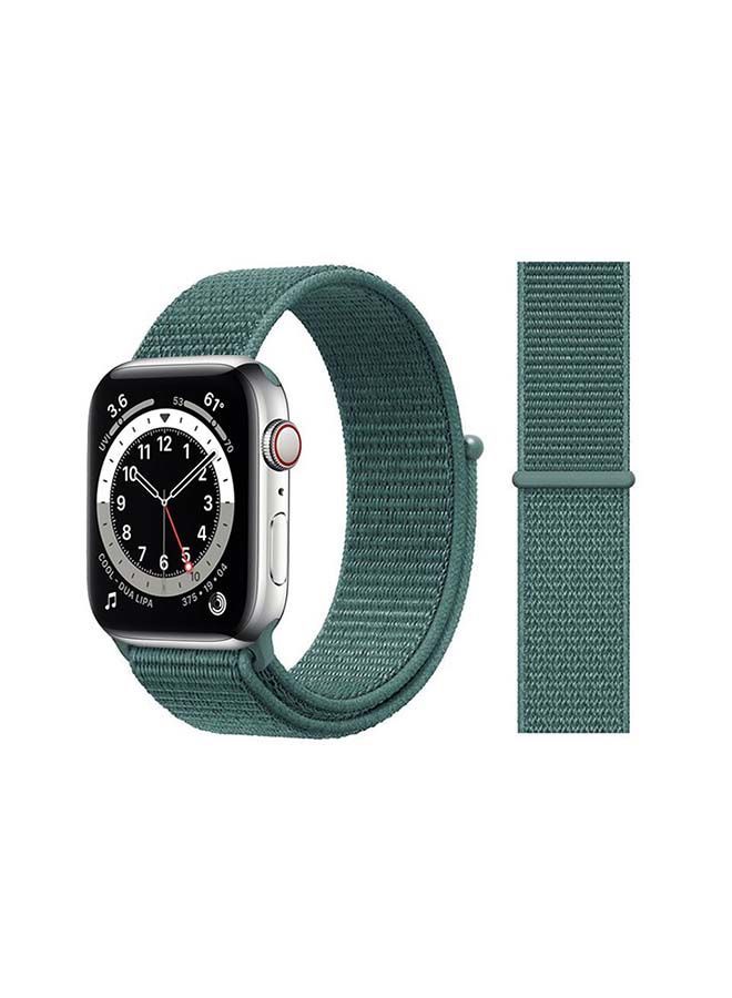 NIBEMINENT Replacement Band For Apple Watch Series 6/SE/5/4/3/2/1 Pine Green