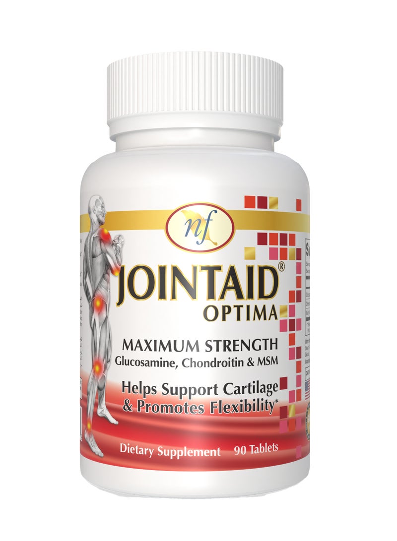Natural Fervor Jointaid Optima 90 Tablets Supports Cartilage & Promotes Flexibility - Image 1
