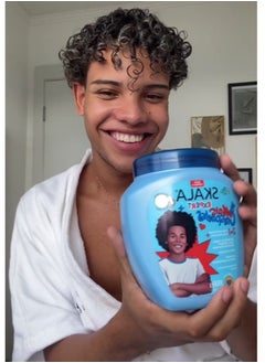 SKALA Mais Crespinhos 2-in-1 Conditioner and Treatment Cream The Perfect Solution For Girls With Curly Hair, Deep Hydration, Shiny and Defined More Curls 1000g ( Brazil )  - Image 3