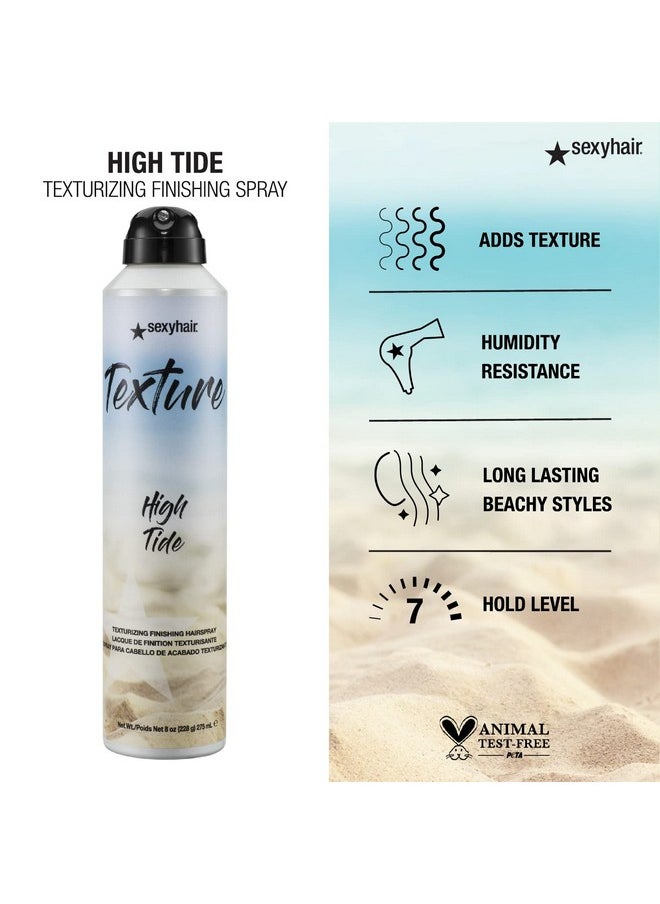 Sexy Hair - SexyHair Texture High Tide Texturizing Finishing Hairspray, 8 Oz | Maintains Natural Shine | Up to 24 Hour Humidity Resistance | All Hair Types - Image 1