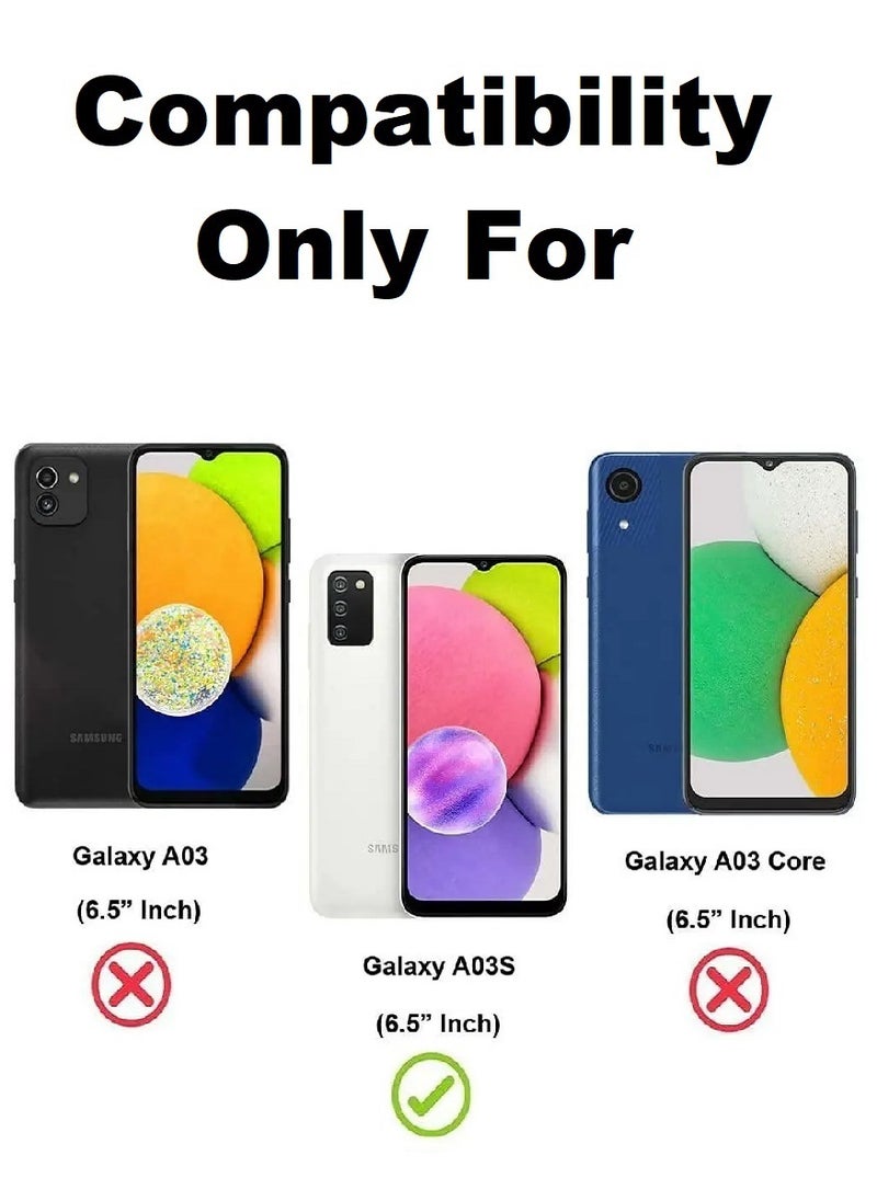 Tempered Glass Screen Protector Anti-Spy Privacy Designed For Samsung Galaxy A03s Full Screen Coverage And Bubble Free