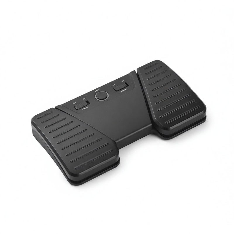 BT Page Turner Pedal, Black: Hands-Free Page Turning - BT Connectivity Page Turner for Performances, Practice, PPT Presentations - Image 1