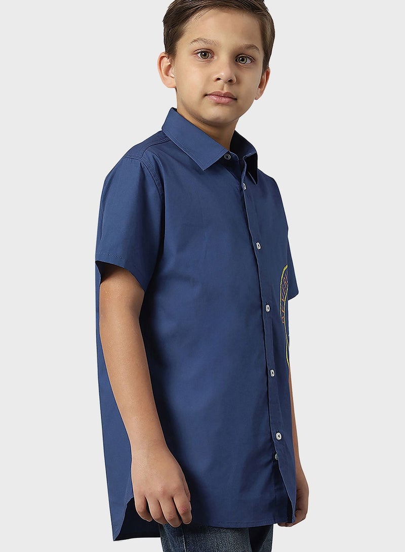 bhpoloclub Youth Logo Print Shirt - Image 3