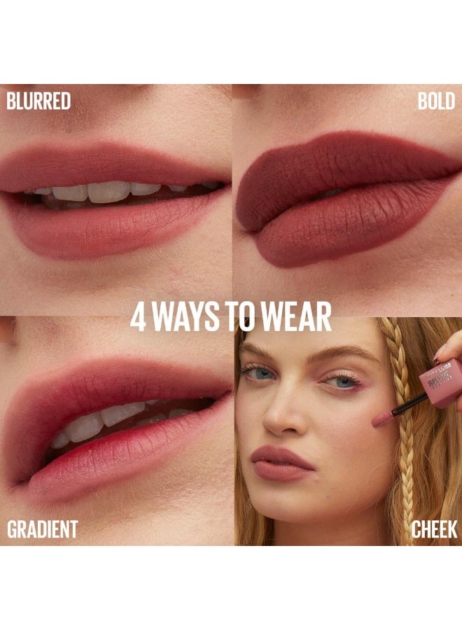 ميبلين نيويورك مايبيلين نيويورك سوبر ستاي تيدي تينت، ناعم الملمس ومقاوم للانتقال، 15 سكيني ديب - Image 4