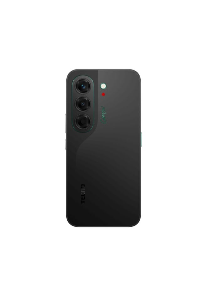 تكنو Camon Slim 5G (CN6) 8GB RAM 256GB Storage Matisse Black - KSA Version - Image 2