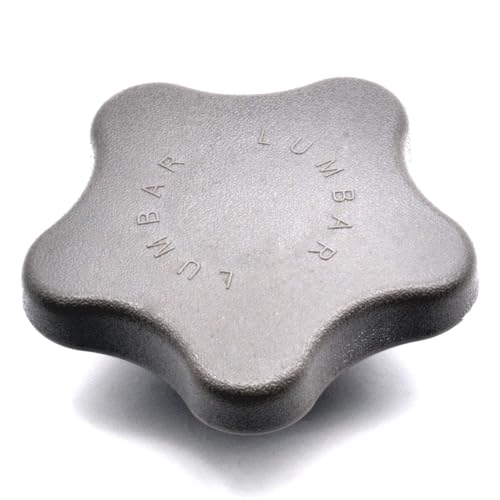 HAOTOM Front Seat Back Adjust Handle Lumbar Support Actuator Knob Compatible for Chevrolet Colorado 2004-2012 Trailblazer 2002-2009 SSR 2002-2009 GMC Canyon 2004-2012 Lumbar Seat Adjuster Knob Gray - Image 1