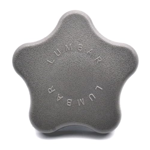HAOTOM Front Seat Back Adjust Handle Lumbar Support Actuator Knob Compatible for Chevrolet Colorado 2004-2012 Trailblazer 2002-2009 SSR 2002-2009 GMC Canyon 2004-2012 Lumbar Seat Adjuster Knob Gray - Image 5