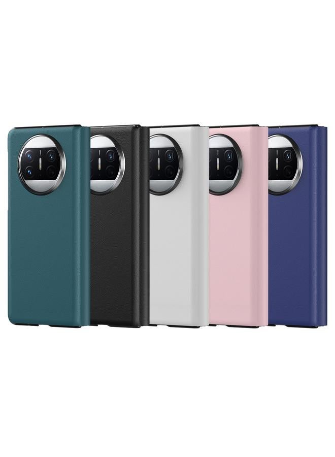 S-TOP Case For Huawei Mate X3 Litchi Pattern Foldable Side Window View Protective Phone Case - Image 2