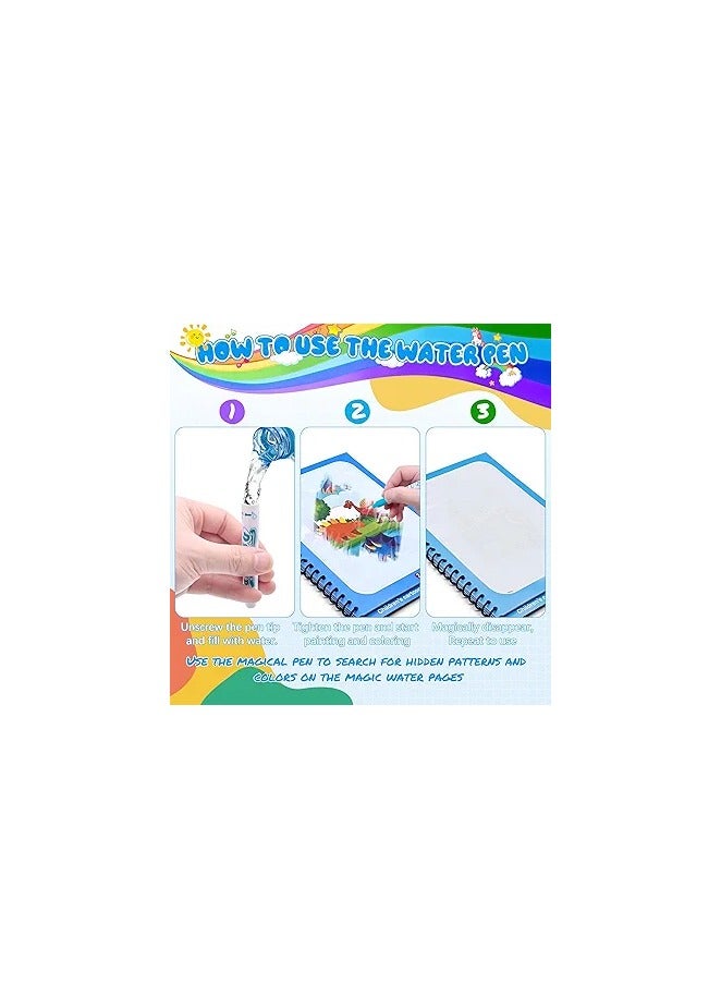 كتاب تلوين مائي سحري للأطفال اشكال متعدده - Image 3