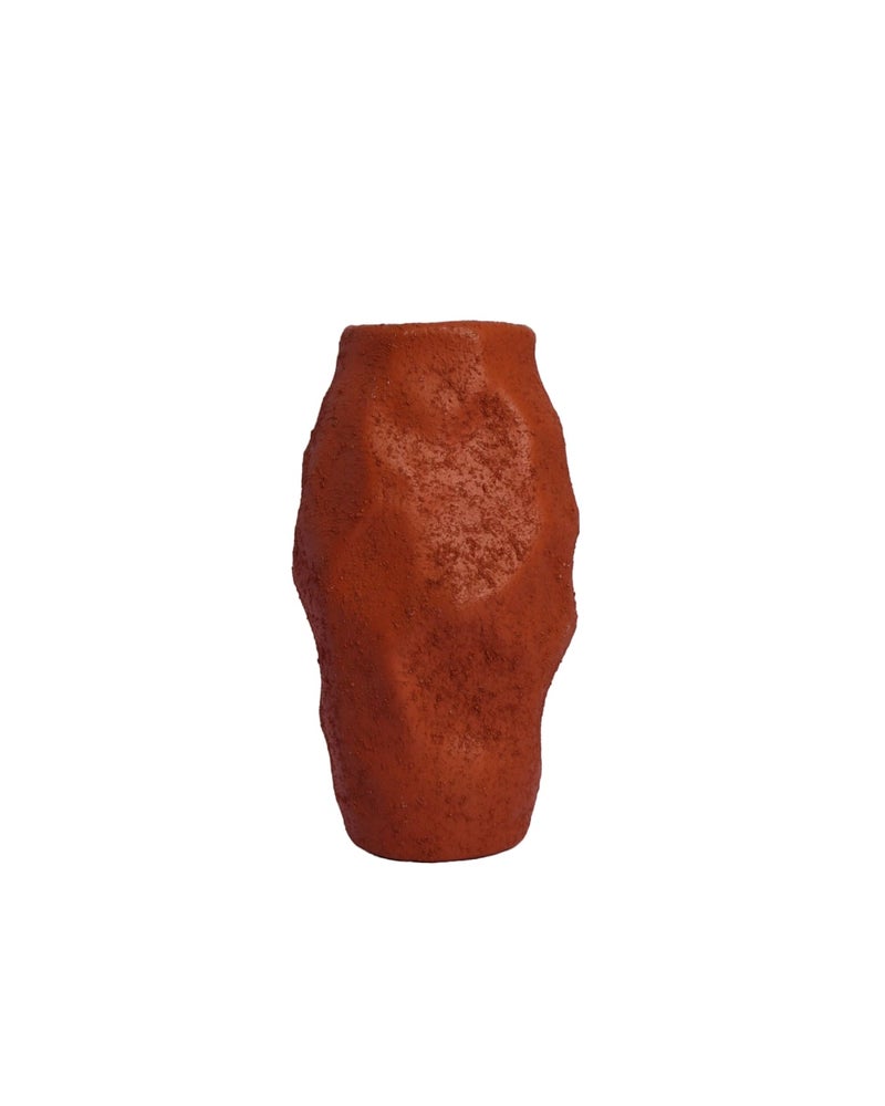 Venti Pottery Vase H20CM*D12CM - Orange