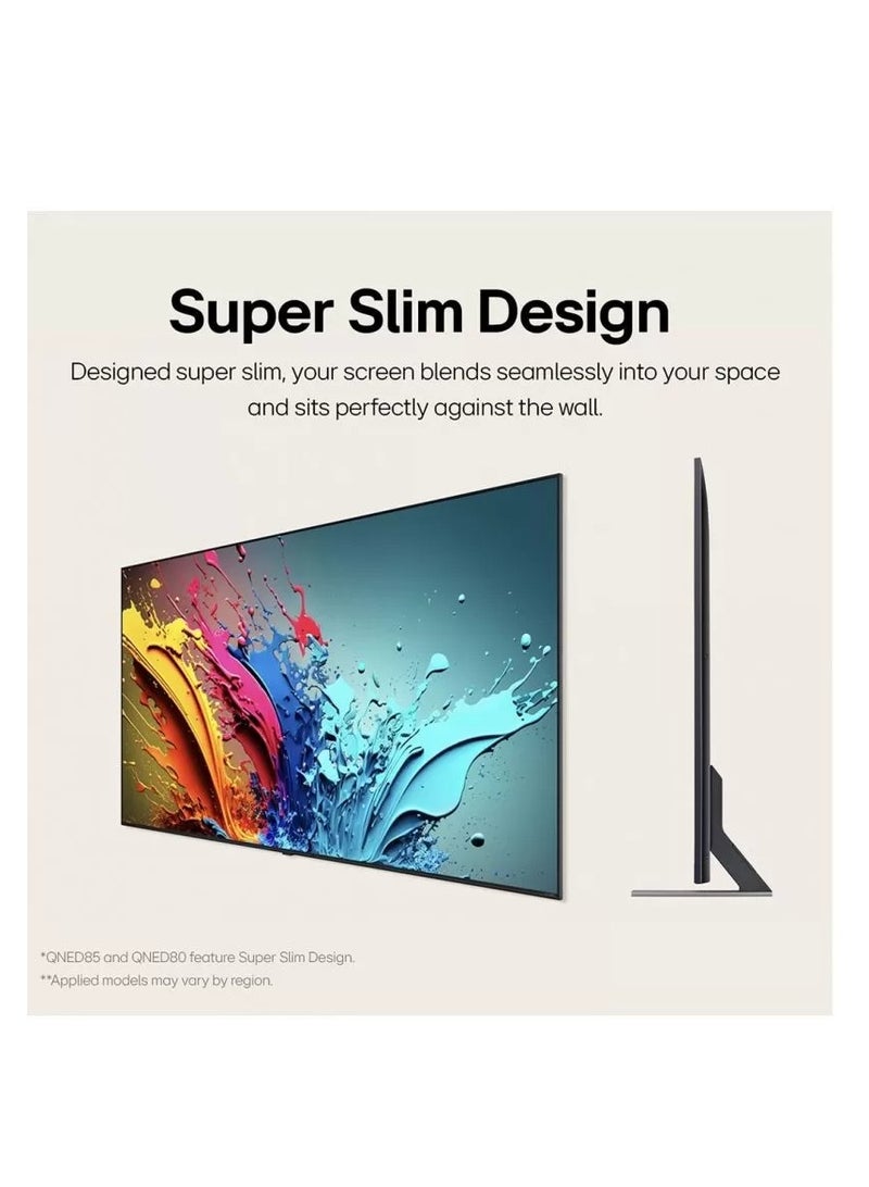 LG 65 Inch LG QNED AI QNED86 4K Smart TV AI Magic remote HDR10 webOS24 - 65QNED86T6 65QNED86T6 Black - Image 3