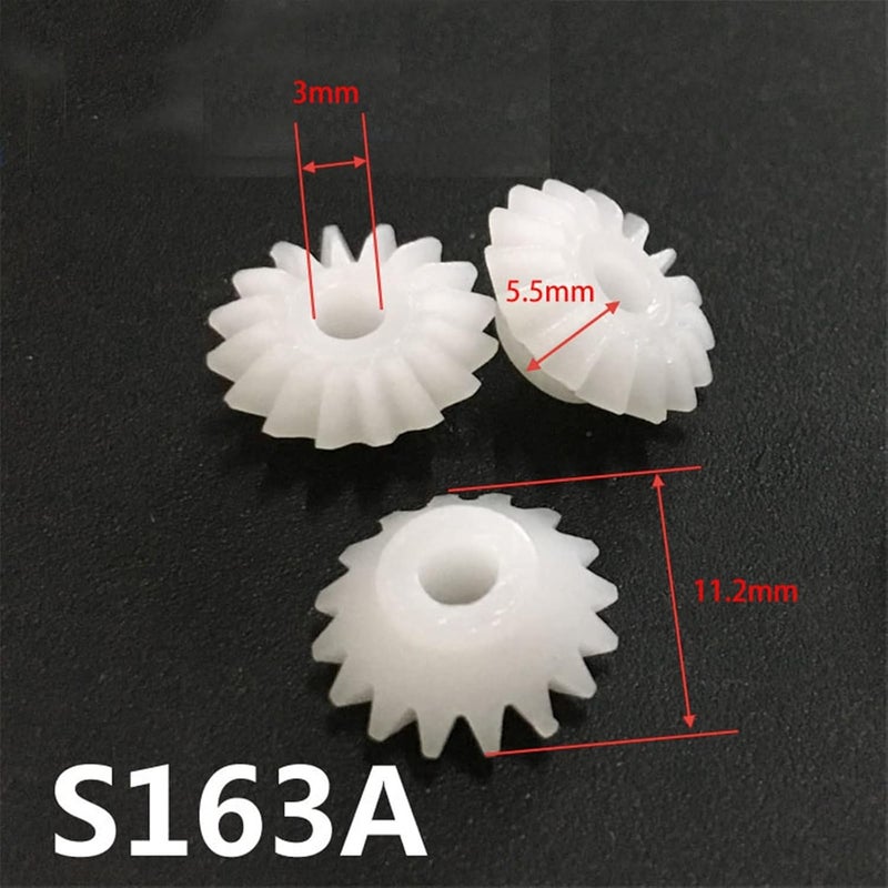 Bevel Gear Teeth S163A 3mm Shaft Hole Pinions 10pcs DIY Toy Parts Accessories - Image 3