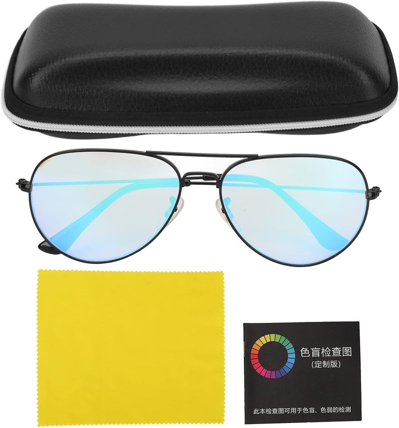 klarako Color Blind Glasses Red Green Color Blind Correcting Glasses Color Blue Light Blocking Glasses for Color Vision Disorder Color Weakness Color Blind Corrective Glasses Blind Glasses Color, Colorblind - Image 4