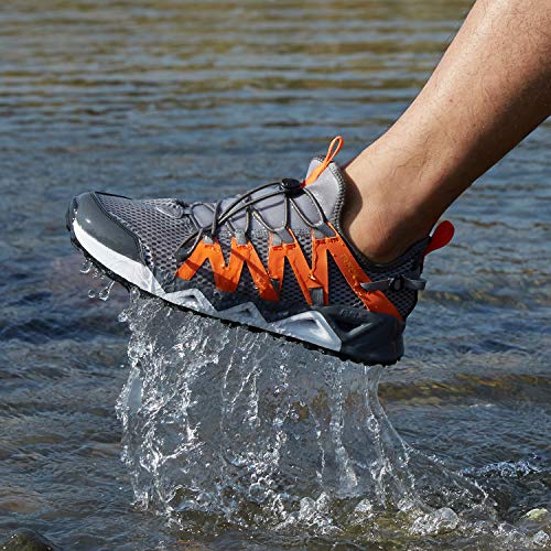 RAX Men's Quick Drying Slip-Resistent Aqua Water Hiking Shoes(8.5 US) - Image 5