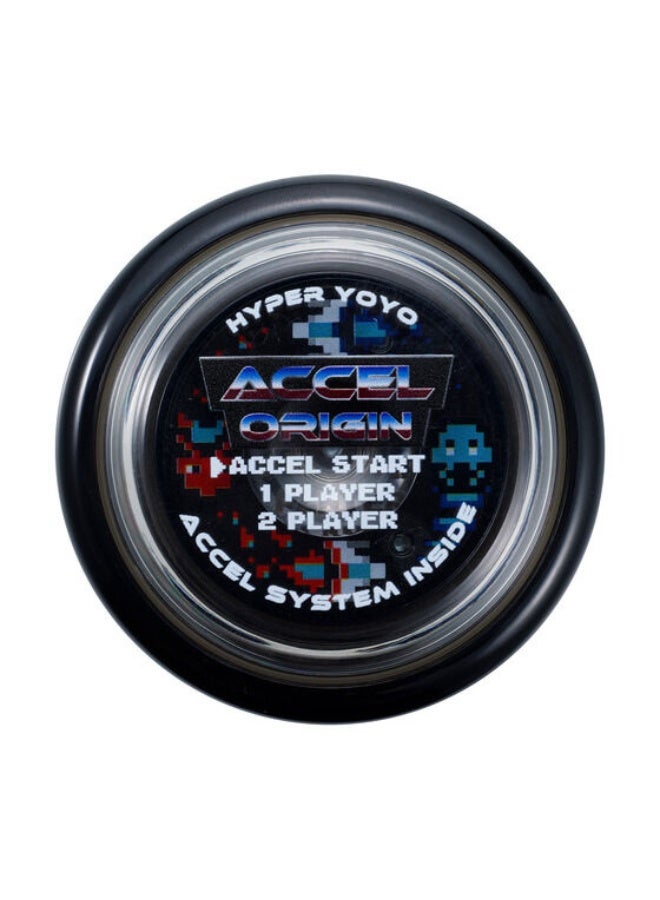 Bandai Hyper Yoyo Accel Gaming Black | Yo-yo with High-Speed Spins | Gift for Kids & Adults - Image 2