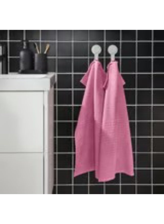 Hand towel pink 40x70 cm - Image 2