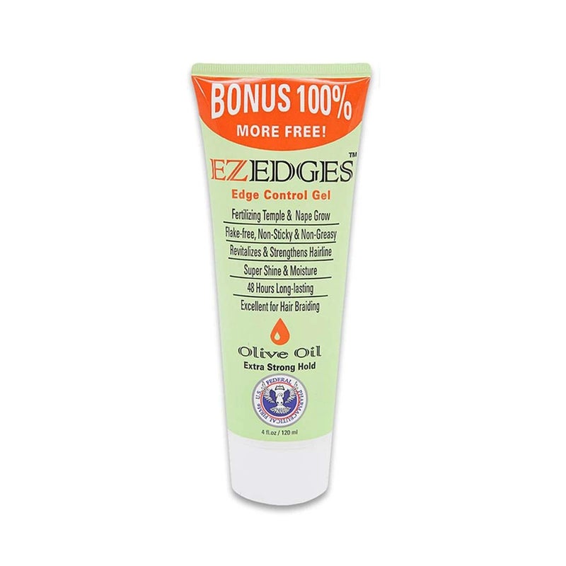 Hair Style Hair Style EZEDGES EDGE CONTROL GEL Extra Strong Hold Olive Oil 4 oz